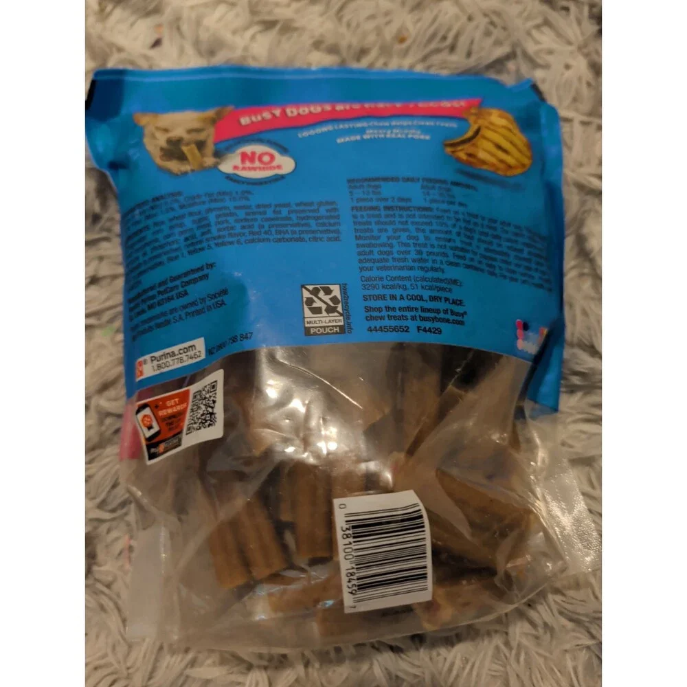 Bone Adult Toy Breed Dog Chew Bone Treats, Tiny - 60 Ct. Pouch Bb 2-27